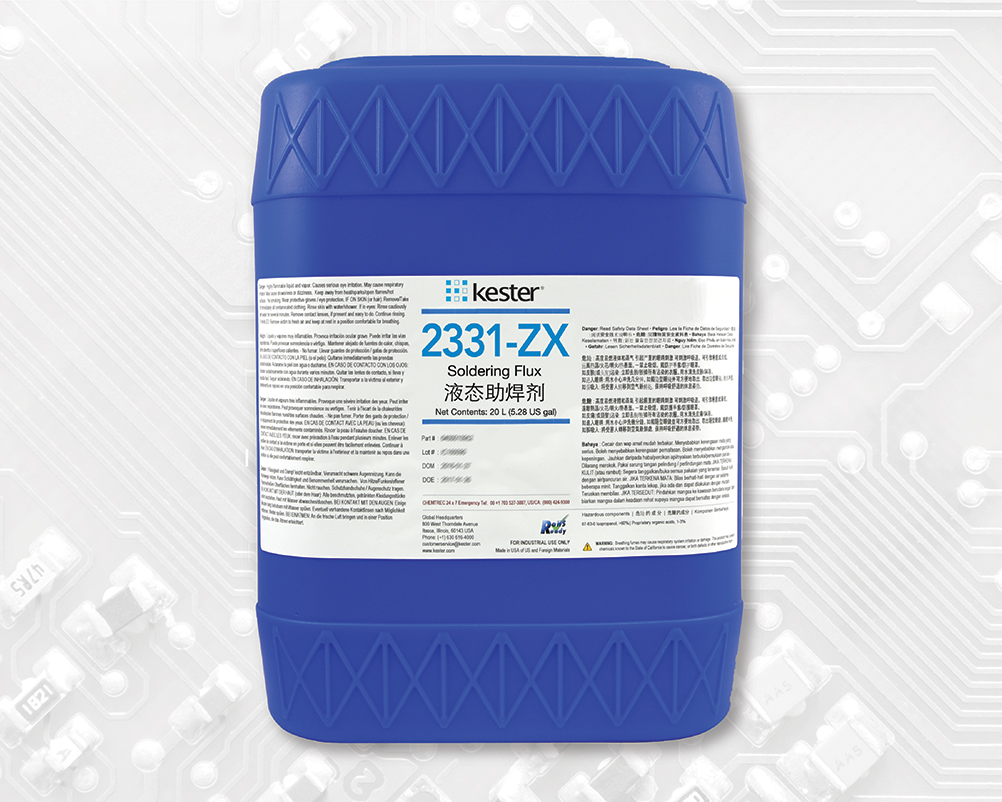 Kester® 2331-ZX Liquid Soldering Flux | MacDermid Alpha